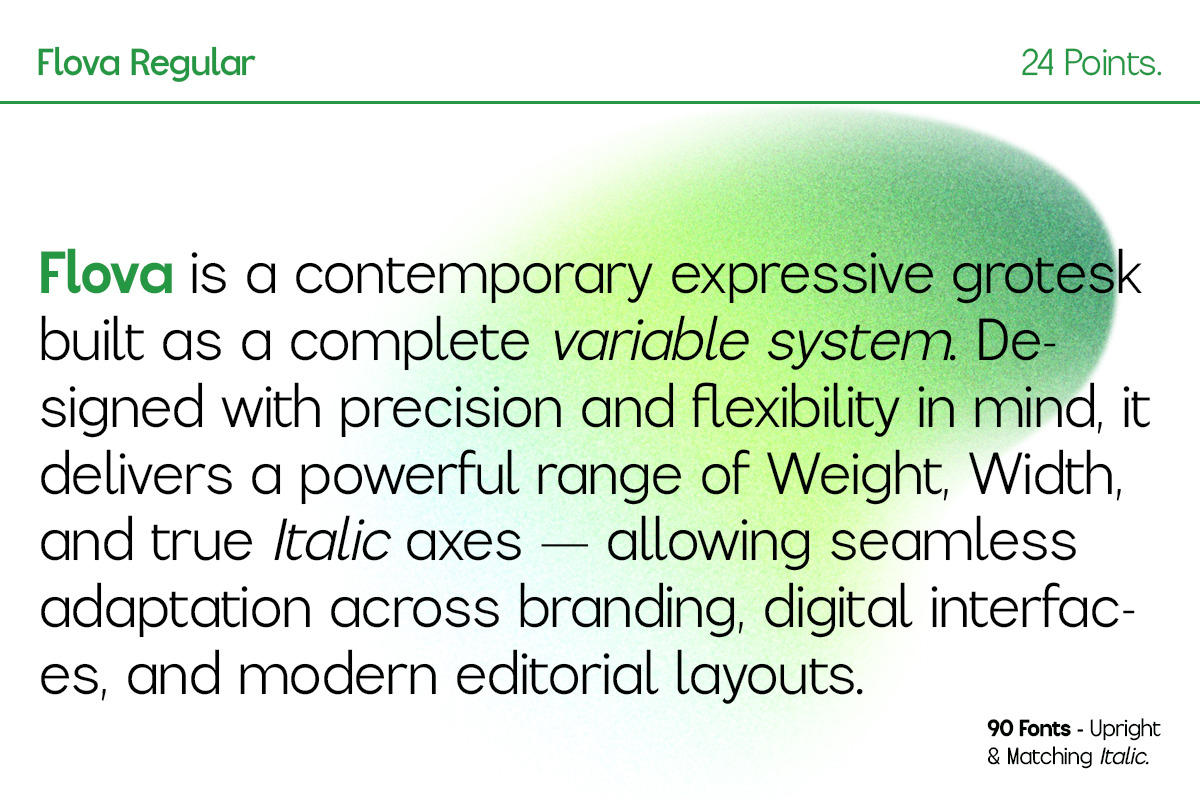 Flova, a Sans Serif Font by Slex Studio (Photo 3 of 12)