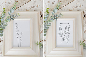 Eucalyptus Frame Mockup 