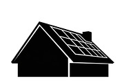 Solar Powered Home Silhouette Set, a Graphic by Designer_Momina (Thumbnail 9 of 14)