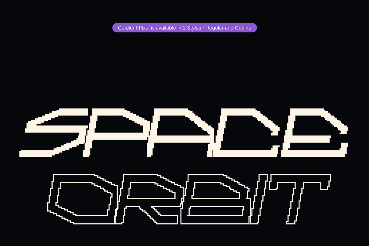 Gefalent Pixel, a Sans Serif Font by Craft Supply Co. (Photo 2 of 8)