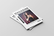 Minimal Fashion Magazine Template, a Magazine Template by retrographix (Thumbnail 2 of 17)