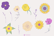Flower Garden Seamless Patterns, a Pattern Graphic by Youandigraphics (Thumbnail 8 of 14)