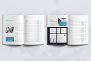 Annual Report Brochure Canva, a Brochure Template by TheBrightGrap (Thumbnail 9 of 11)