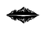 Minimal Mountain Lake Silhouette, a Graphic by hafijul (Thumbnail 6 of 15)