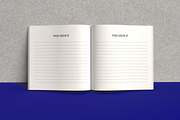 Square Open book mockup, an Advertising Mockup by Rami's Mockups (Thumbnail 7 of 8)