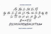 Ratsing Signature Script Sans Duo, a Script Font by Maulana Creative (Thumbnail 6 of 7)