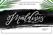 Maldives Script, a Script Font by Dirtyline Studio (Thumbnail 1 of 10)