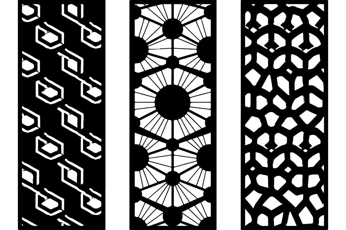 Ornamental Laser Cut Panel Set, an Object Graphic by Creativeshirt (Photo 3 of 5)