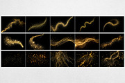 30 Shimmering Gold Sparkles Overlay, a Texture Graphic by smishura (Thumbnail 2 of 4)