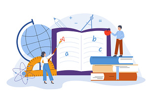 School lesson abstract concept, an Object Illustration by Valerie Bodnar
