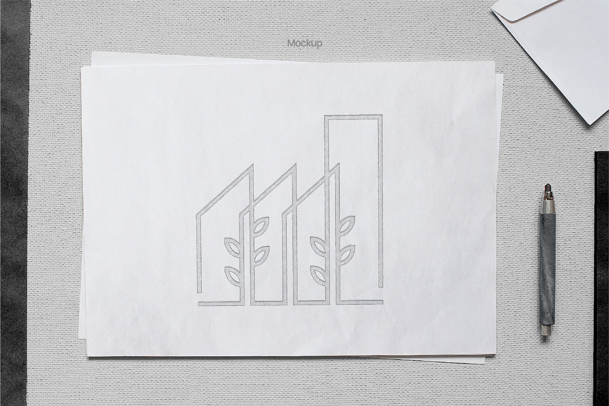 Monoline Tree Factory Logo, a Branding & Logo Template by Minimalist Logos (Photo 5 of 5)