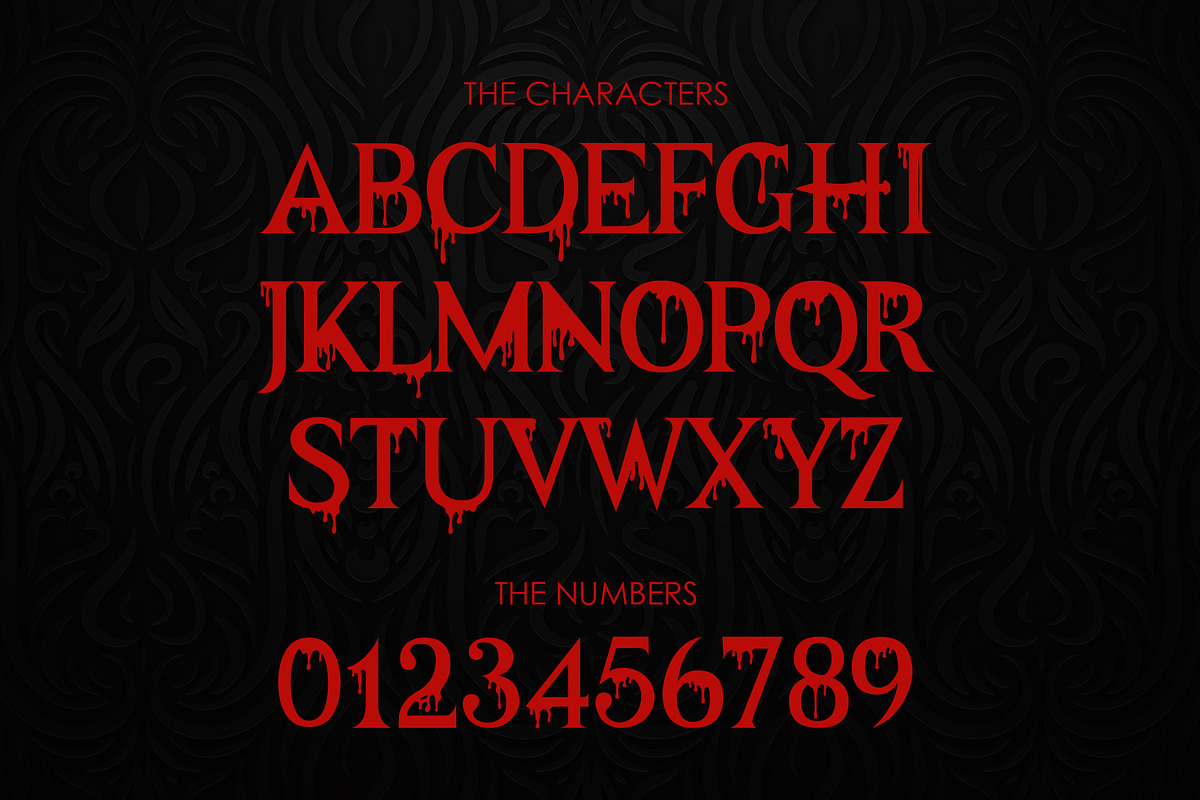 Halloween Night, a Blackletter Font by rulihoki studio (Photo 3 of 6)