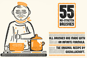 Cookbook for Woodcuts | Brushes, a Brush Add-On by Guerillacraft (Thumbnail 2 of 6)