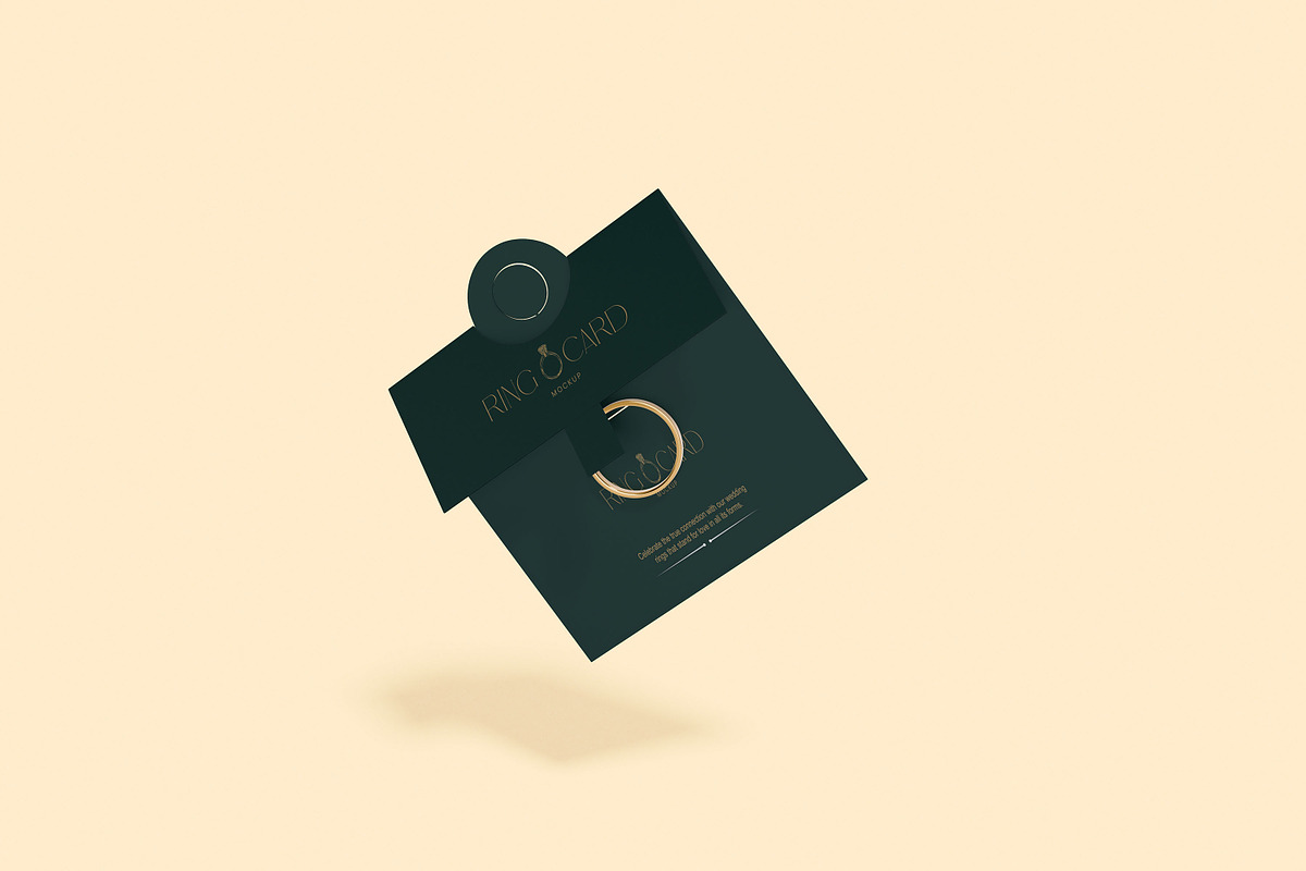 Ring Card Mockup, a Household Mockup by xavier_studio (Photo 4 of 5)