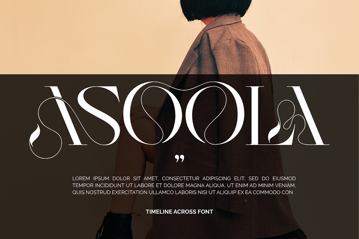 TIMELINE ACROSS - LUXURY FONT, a Serif Font by 177Studio (Photo 2 of 8)