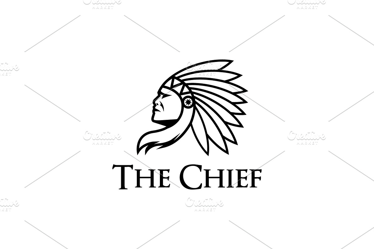 The Chief - Native American Logo, a Branding & Logo Template by ashenterprise (Photo 1 of 2)