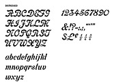 Cosmopolitan, a Script Font by Wood Type Revival (Thumbnail 3 of 3)