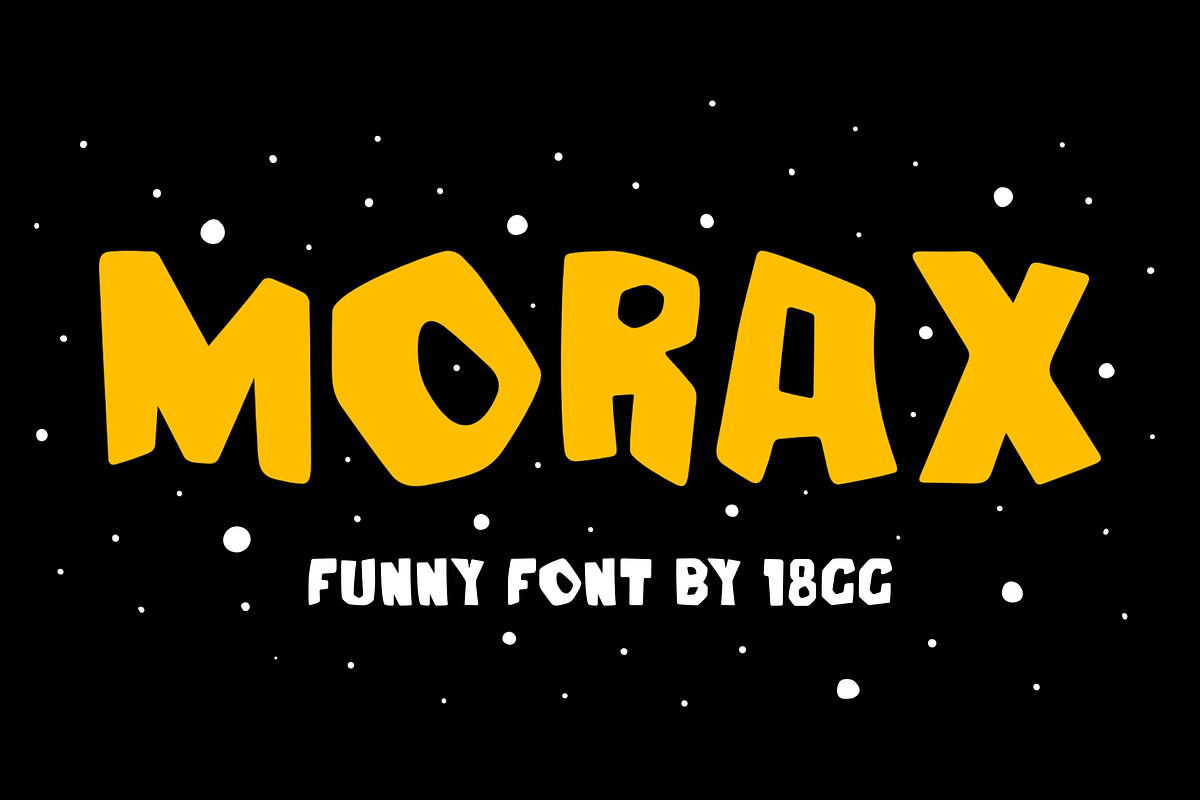 Morax OTF, a Symbol Font by DREAMs Soul G. (Photo 1 of 4)