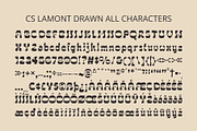 CS Lamont Drawn, a Serif Font by Craft Supply Co. (Thumbnail 8 of 8)