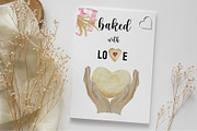 Watercolor pink bakery mixer clipart, a Food Illustration by Art and Funny (Thumbnail 5 of 6)