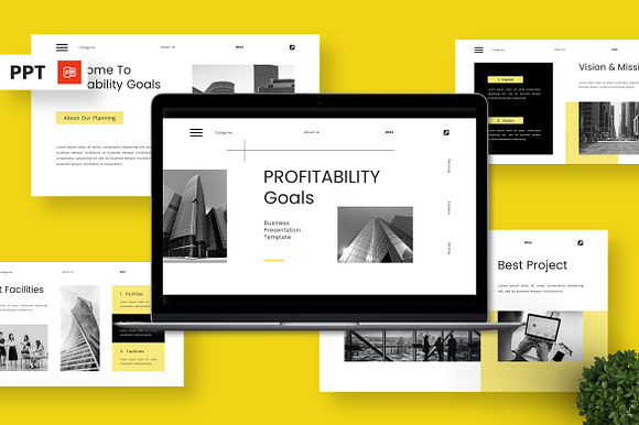 Profitabilty Goals - Business PPT preview 7