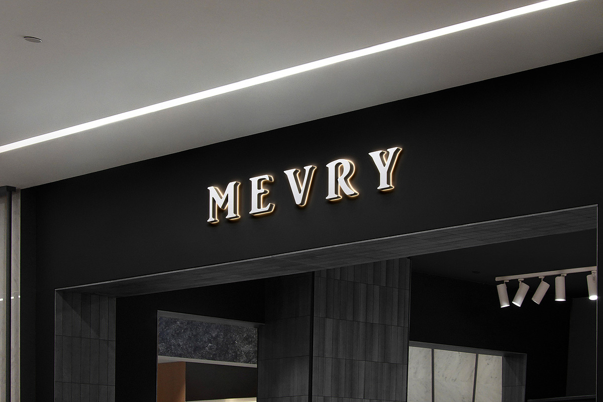 Logo Mockup Luxury 3D Sign Store, a Product Mockup by Asylab (Photo 3 of 5)