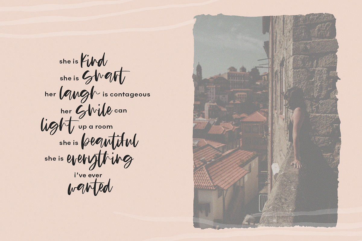 Glossy - A Handwritten Script Font preview 5