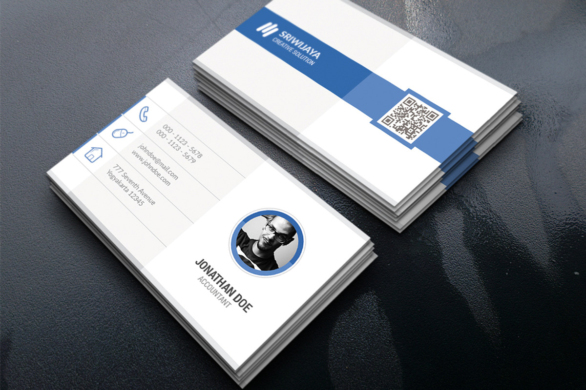 Clean Business Card Bundle, a Business Card Template by InfinityArt (Photo 5 of 5)