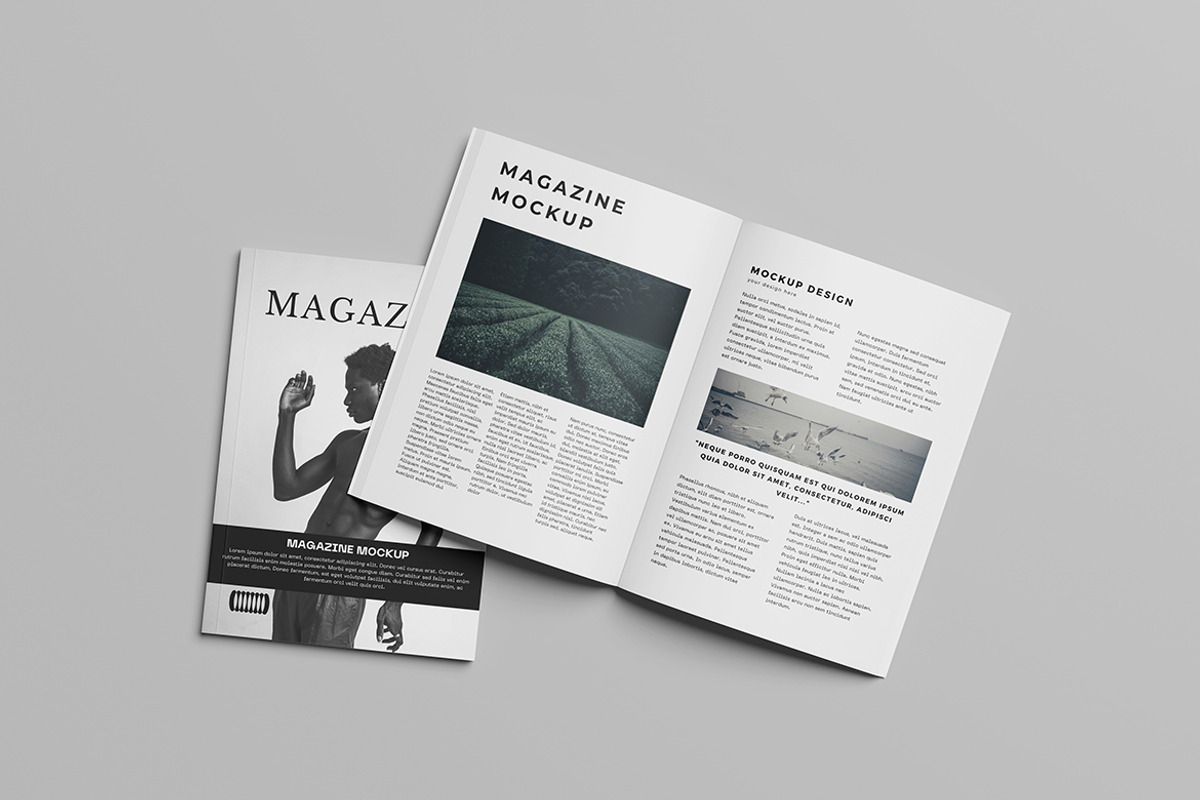 A4 Magazine Mockup, a Books & Magazine Mockup by mahhyud (Photo 2 of 5)