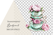 Afternoon Tea, Girls Tea Party, an Object Graphic by Invite to Clipart (Thumbnail 7 of 7)