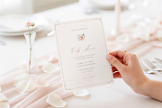 Romantic Rose Elegant Wedding Invite, an Invitation Template by by creative paper (Thumbnail 3 of 6)