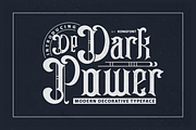 DarkPower-Modern Decorative Typeface, a Handwritten Font by overlaytemplates (Thumbnail 1 of 7)