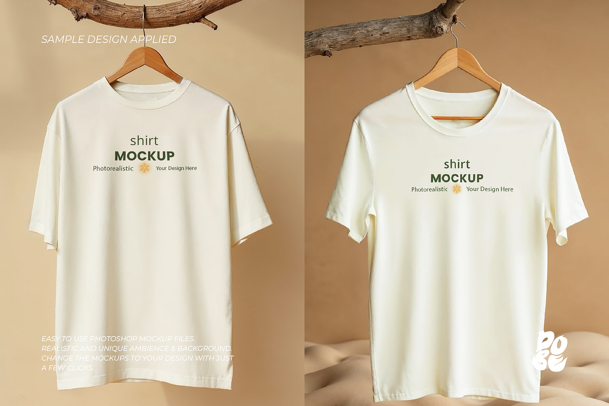 Hanging Clotes Mockup Set - Vol 1, a Shirt Mockup by DOBE Studio (Photo 2 of 4)