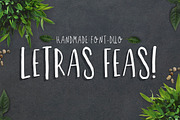 Letras feas - handmade font duo!, a Serif Font by Andrea De Oliveira (Thumbnail 1 of 6)