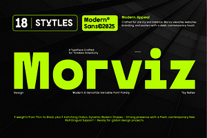 Morviz – New Sans (18 Styles)