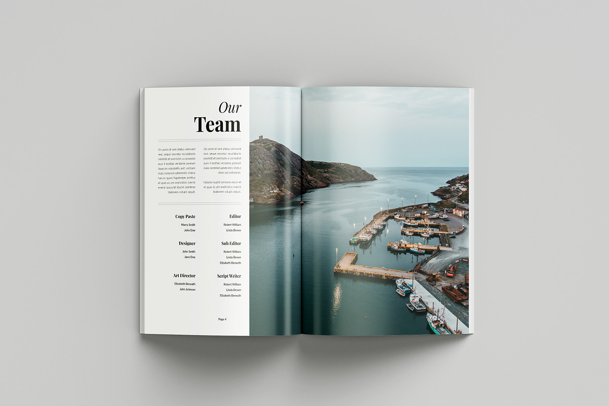 Travel Magazine Template, a Magazine Template by Spark_Creative (Photo 3 of 14)