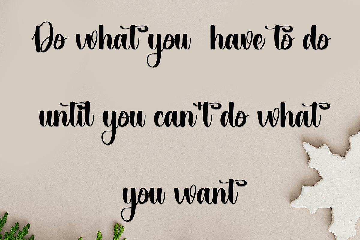 September Handmade, a Handwritten Font by InermediaSTUDIO (Photo 8 of 8)