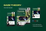 Gaze Theory - Flyer Set, a Flyer Template by StreaksideStd (Thumbnail 1 of 3)