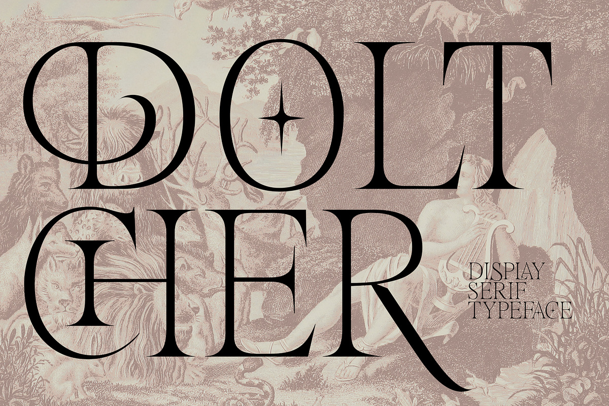 Doltcher Display Serif Typeface, a Serif Font by Designsation (Photo 1 of 10)