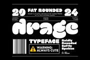 Drage, a Sans Serif Font by Muhammad Hastian (Thumbnail 1 of 8)