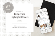 Instagram Highlights Icon Kit, a Graphic by Loh Studio (Thumbnail 1 of 3)