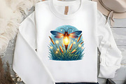 Watercolor Japanese Summer Clipart, an Illustration by DreamCafeArt (Thumbnail 4 of 7)
