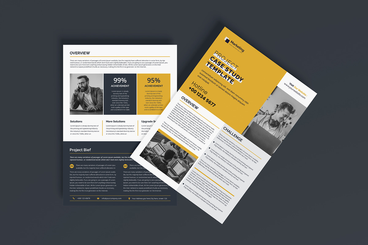Corporate Business Case Study, a Flyer Template by creative-mint (Photo 2 of 7)