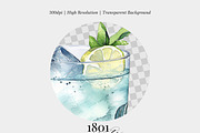 Something Blue Wedding Cocktail, an Illustration by 1801Prints (Thumbnail 4 of 4)
