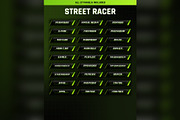 Street Racer Twitch & Kick Panels, an Object Graphic by Gear Store (Thumbnail 2 of 5)