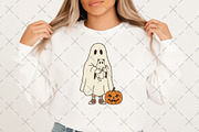 Halloween Ghost Cat, an Illustration by Craft Nest (Thumbnail 2 of 6)