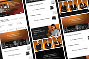 Figma SaaS Landing Page, a Landing Page Template by Musara (Thumbnail 2 of 6)