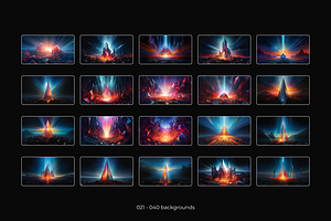 Cosmic Prism Background Set