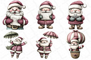 Christmas Whimsical Santa Clipart, an Illustration by DreamPrint404 (Thumbnail 4 of 6)