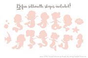 Grandmas Garden Girl Mermaid Clipart, an Illustration by Amanda Ilkov (Thumbnail 2 of 3)